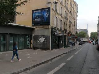 Vue de la rue à l’adresse de Five Pizza Original - Paris 15 - St Charles