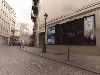 Vue de la rue à l’adresse de bar du theatre "petit zerda"