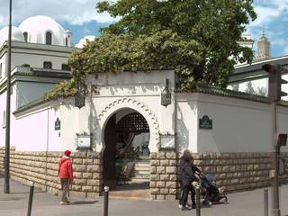 Vue de la rue à l’adresse de Restaurant La Mosquée de Paris