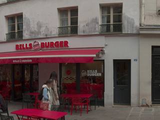 Vue de la rue à l’adresse de Bill's Burger Chatelet