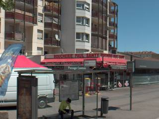Vue de la rue à l’adresse de Boucherie Paul Santy