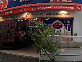 Vue de la rue à l’adresse de Halal 123