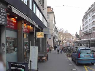 Vue de la rue à l’adresse de Houmous & Co