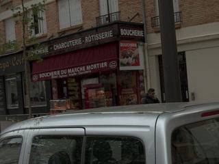 Vue de la rue à l’adresse de Boucherie du marché Mortier