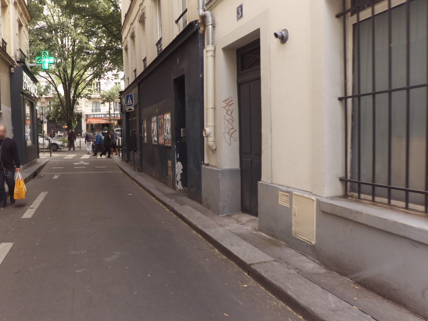 Vue de la rue à l’adresse de Dr. Auguste - Père Lachaise