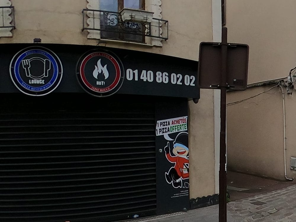 Vue de la rue à l’adresse de Pizza Time® Gennevilliers