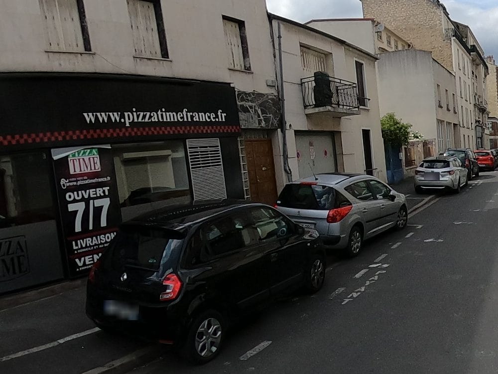 Vue de la rue à l’adresse de Pizza Time® Alfortville