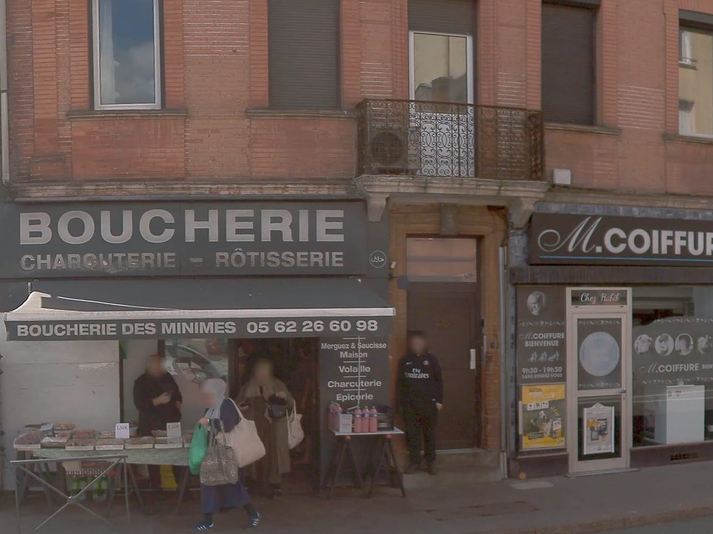 Vue de la rue à l’adresse de Boucherie Des Minimes
