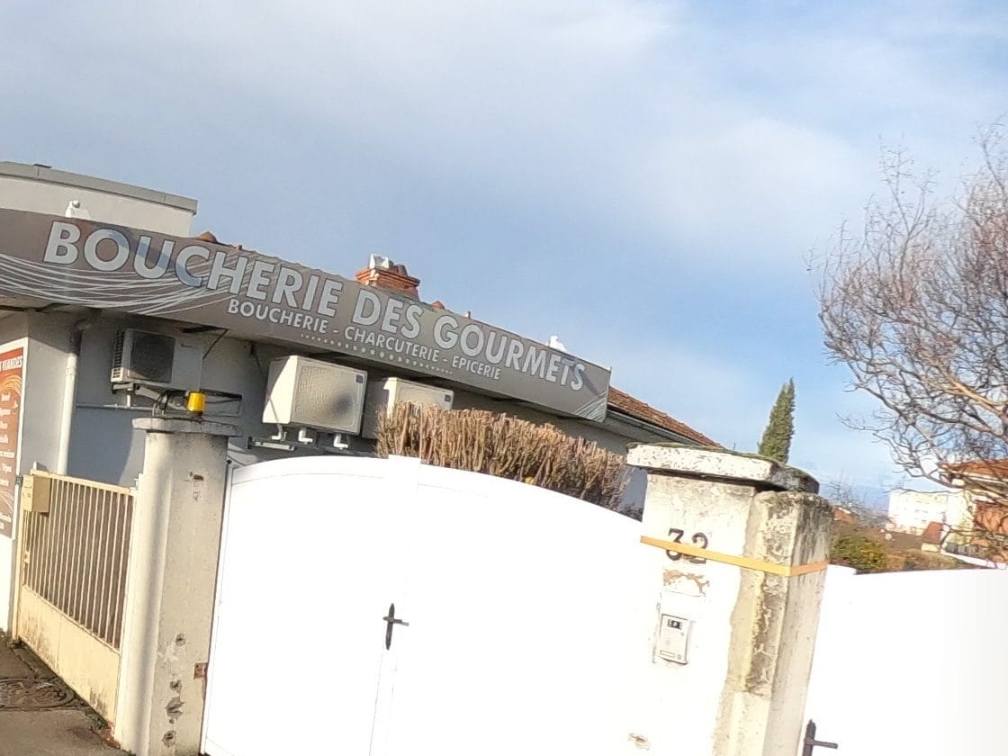 Vue de la rue à l’adresse de Boucherie Des Gourmets