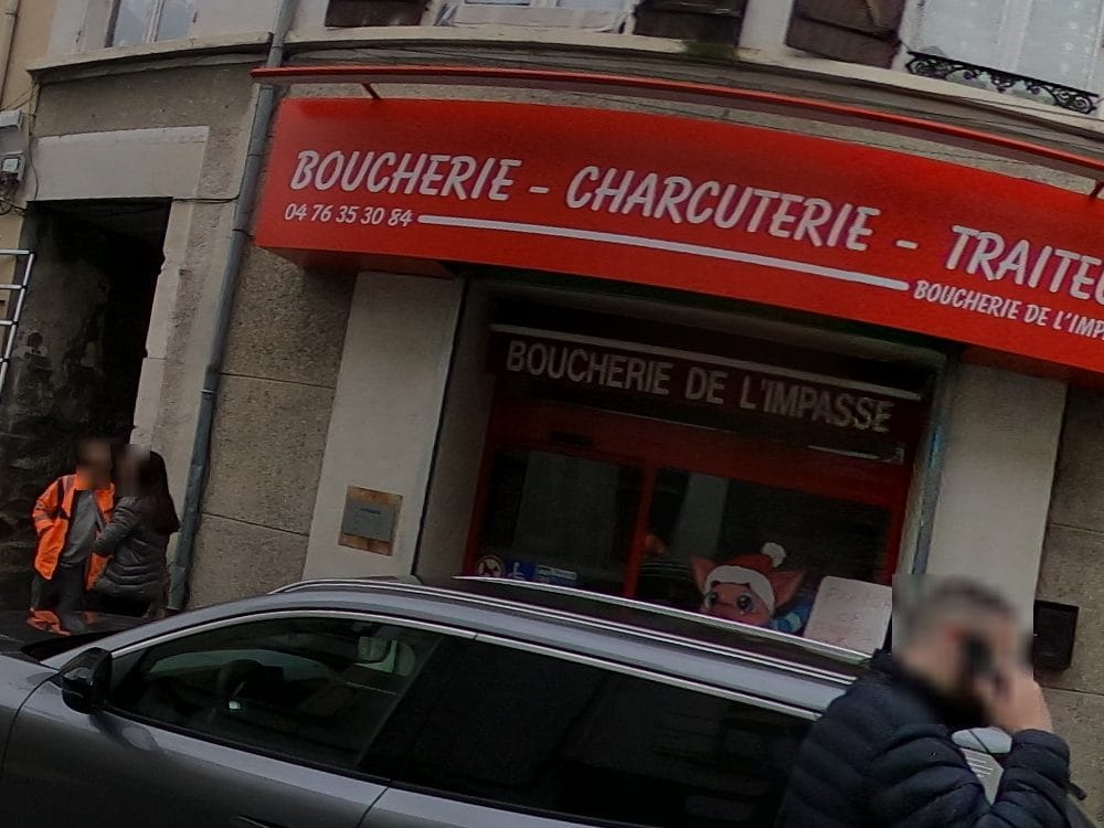 Vue de la rue à l’adresse de Boucherie charcuterie halal Melina