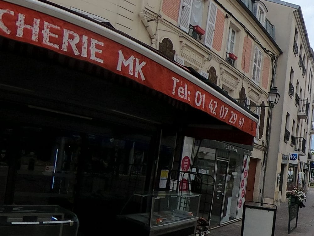 Vue de la rue à l’adresse de Boucherie MK