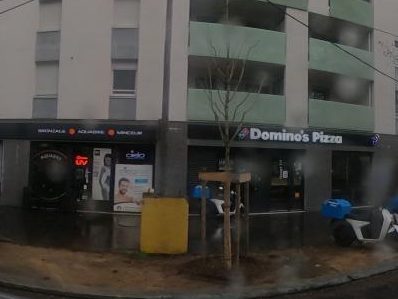 Vue de la rue à l’adresse de Domino's Pizza Lyon 8 Mermoz