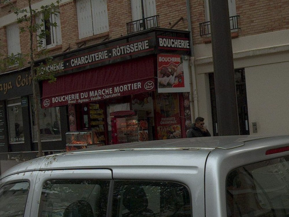 Vue de la rue à l’adresse de Boucherie du marché Mortier