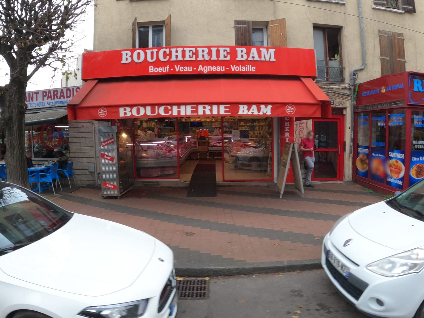 Vue de la rue à l’adresse de Boucherie Bam