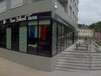 Vue de la rue à l’adresse de Newschool Tacos Bordeaux Rive droite