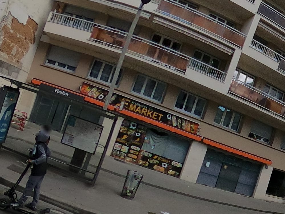 Vue de la rue à l’adresse de JF Market